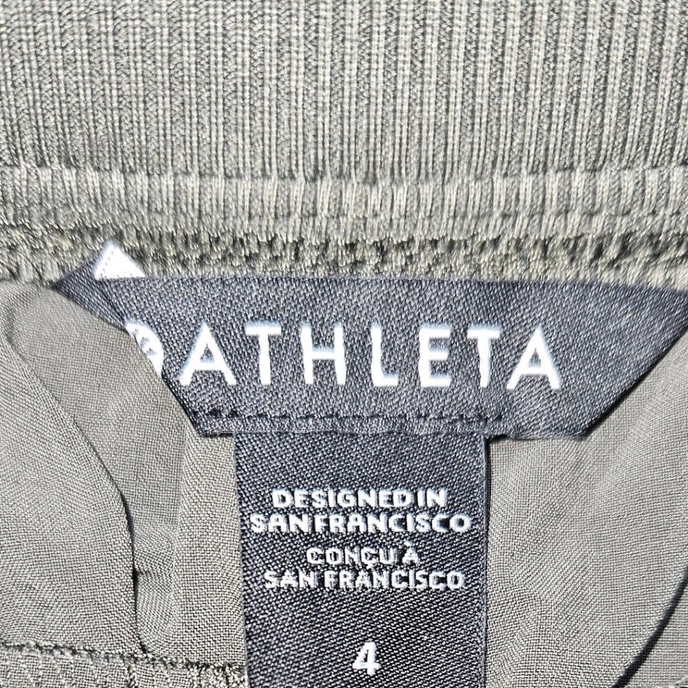 💥ATHLETA New Brooklyn Ankle Olive green Tapered Pull On Elastic Casual Travel - Picture 9 of 14